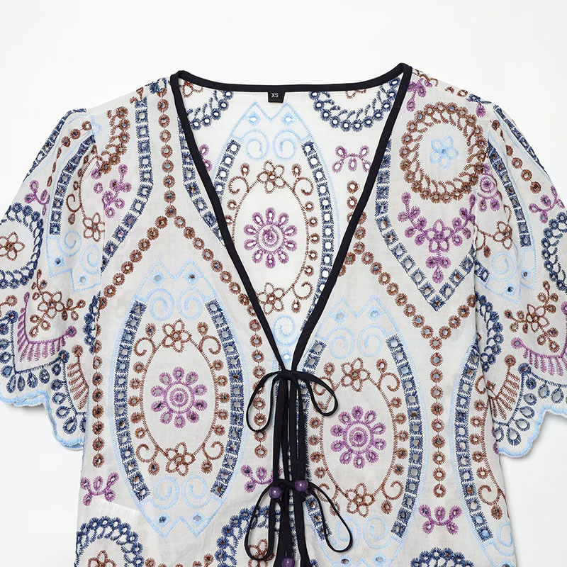 Nlzgmsj 2026 بلوزة نسائية صيفي - مراجعة Embroidery Men Shirt وسعره