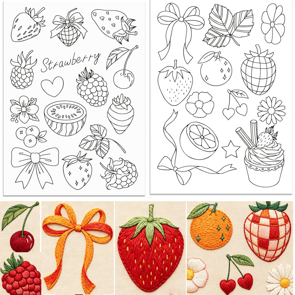 ورق تطريز مطبوع مسبقًا بنمط ال - مراجعة Embroidery Software وسعره