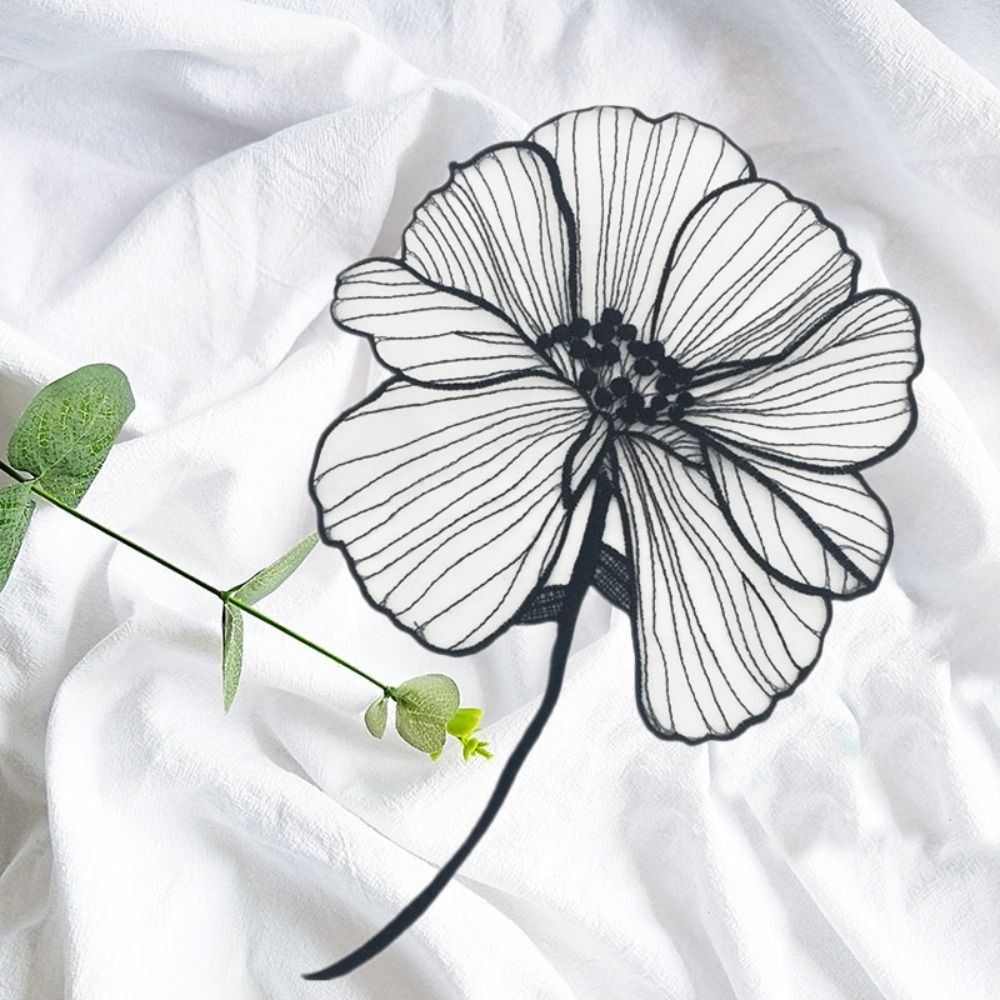 رقعة تطريز زهرة مطرزة، زينة زه - مراجعة Embroidery On Black Shirt وسعره