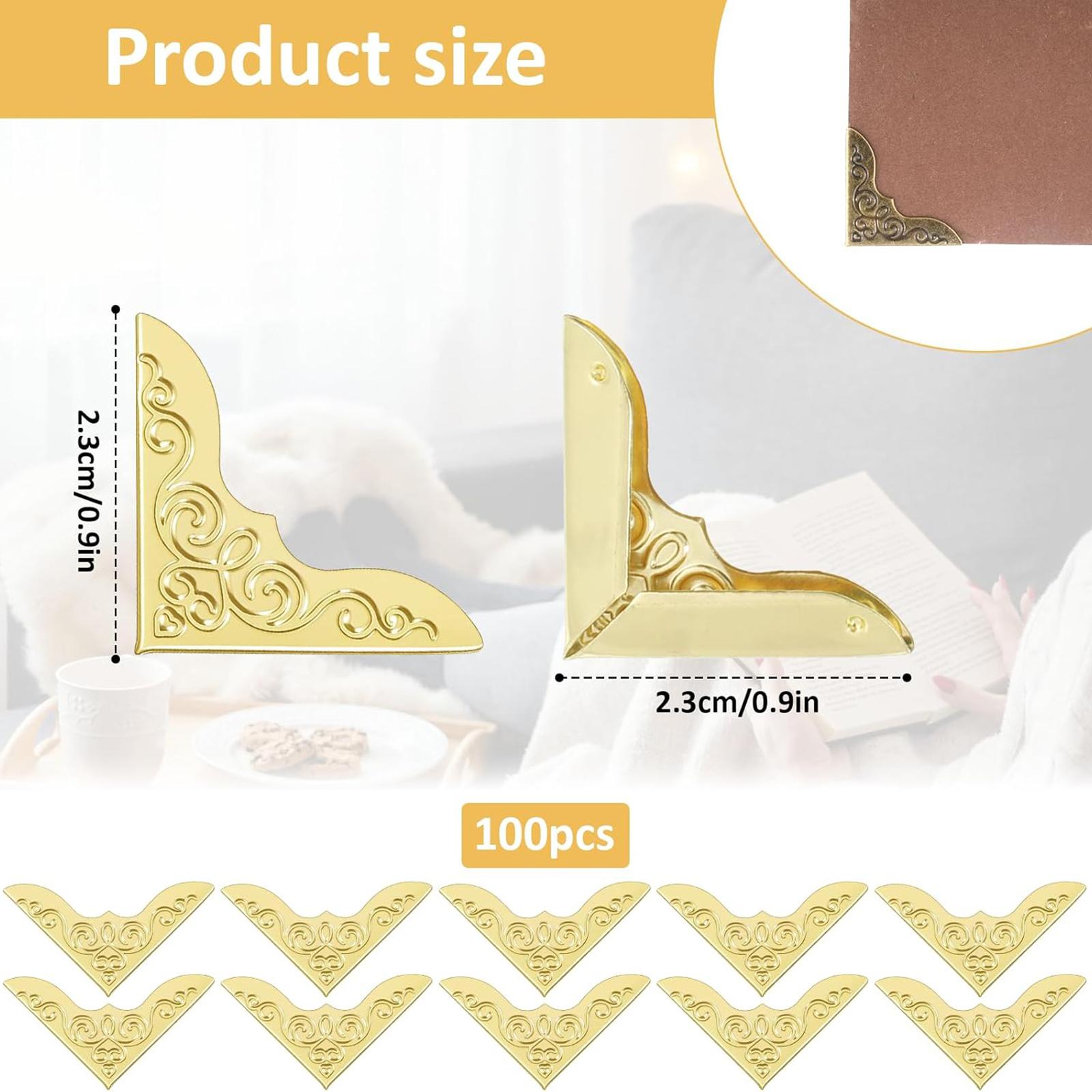 2x واقيات زوايا كتب معدنية متع - مراجعة Embroidery Journal Book وسعره