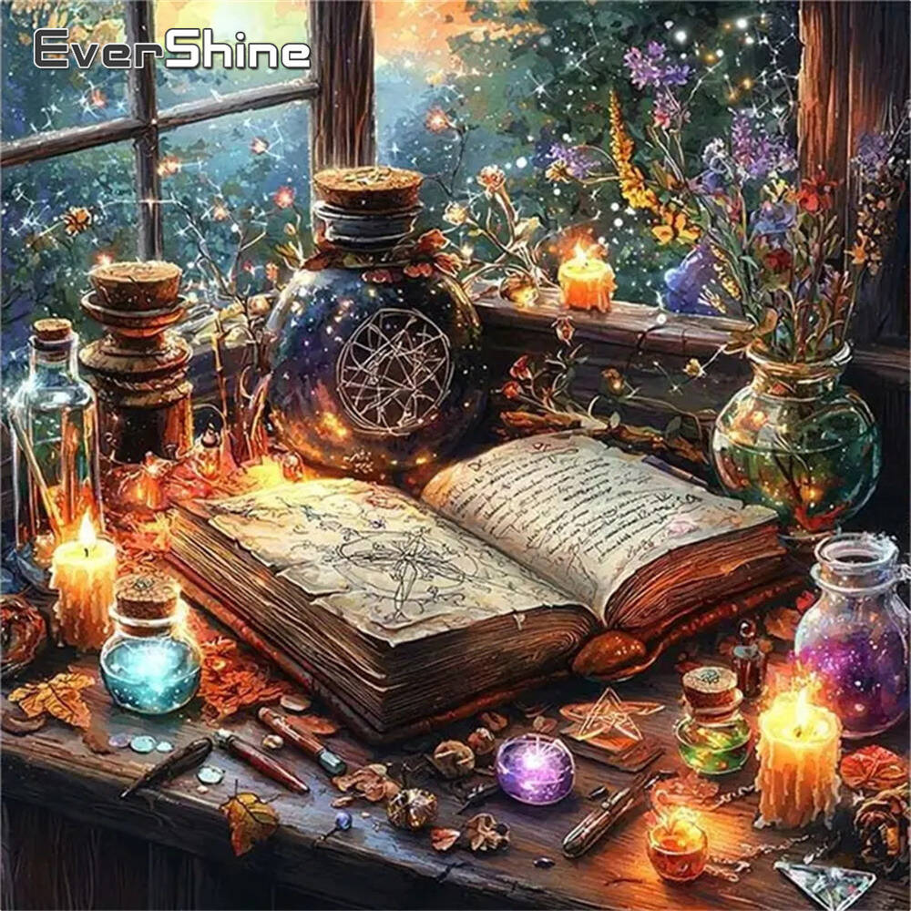 Evershine الماس اللوحة الكلب ا - مراجعة Embroidery Journal Book وسعره