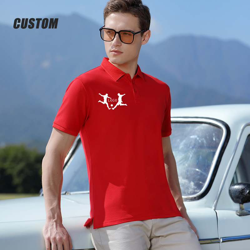 شخصية التخصيص بولو قميص مخصص ا - مراجعة Embroidery Men Shirt وسعره