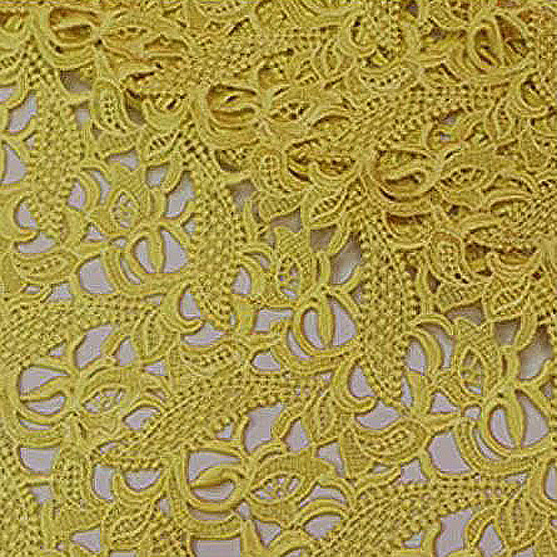 الراقية الدانتيل القماش الأصفر - مراجعة Embroidery Yellow Dress وسعره