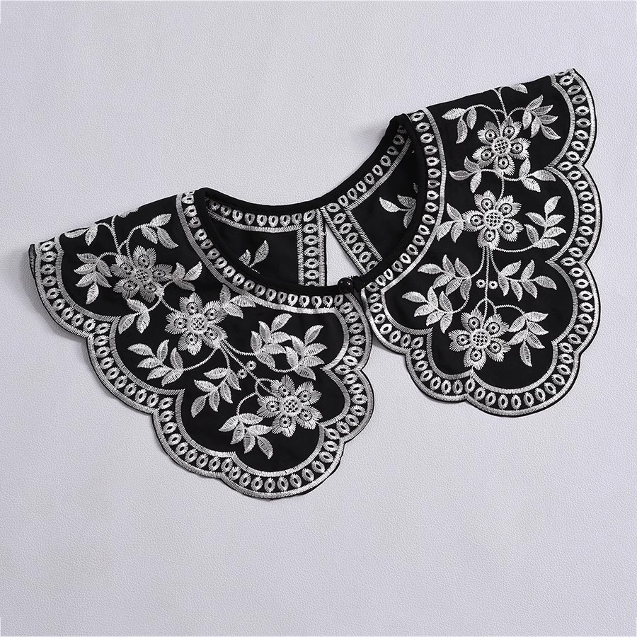 ياقة قميص أوروبية الطراز جديدة - مراجعة Embroidery On Black Shirt وسعره